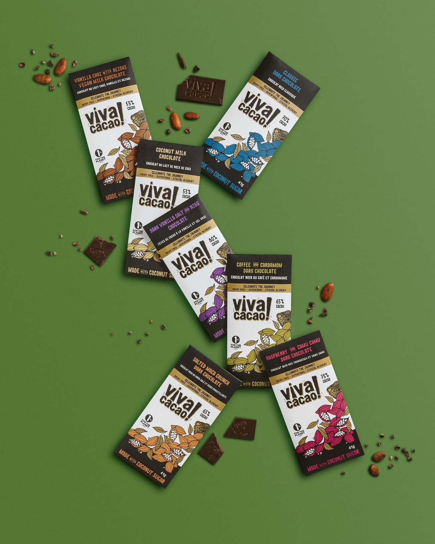 10 Bar Sampler Pack - VIVA CACAO!