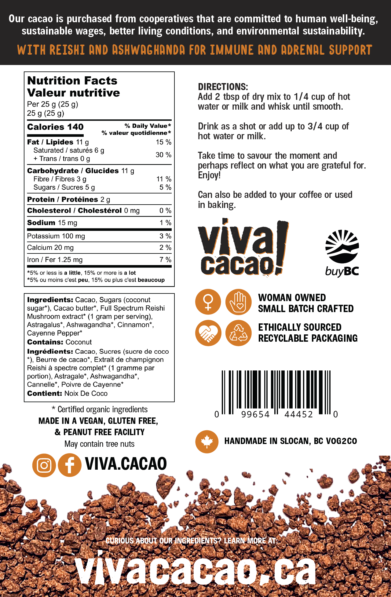 Aztec Spice Drinking Chocolate – VIVA CACAO!