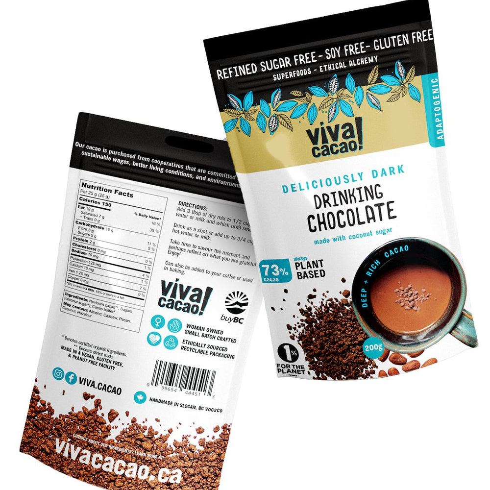 Deliciously Dark Drinking Chocolate - VIVA CACAO!