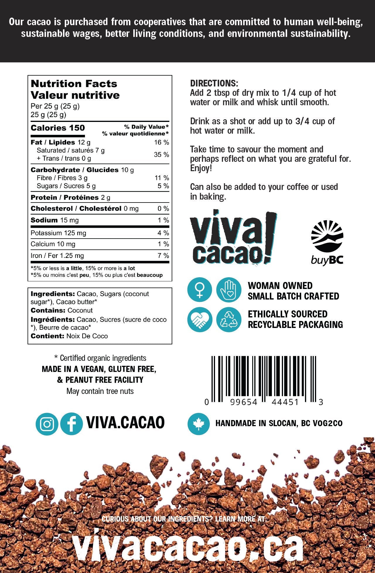 
                  
                    Deliciously Dark Drinking Chocolate - VIVA CACAO!
                  
                