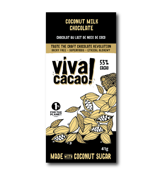 Vegan Coconut Milk Chocolate Bar