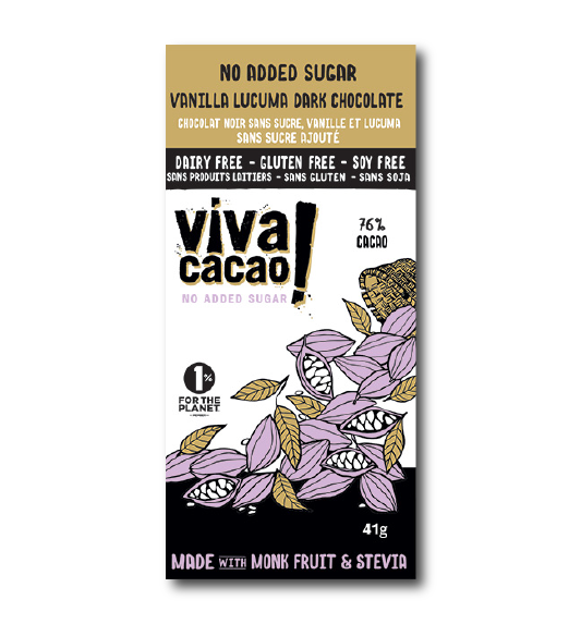 
                  
                    Sugar-Free Vanilla with Lucuma Chocolate Bar
                  
                