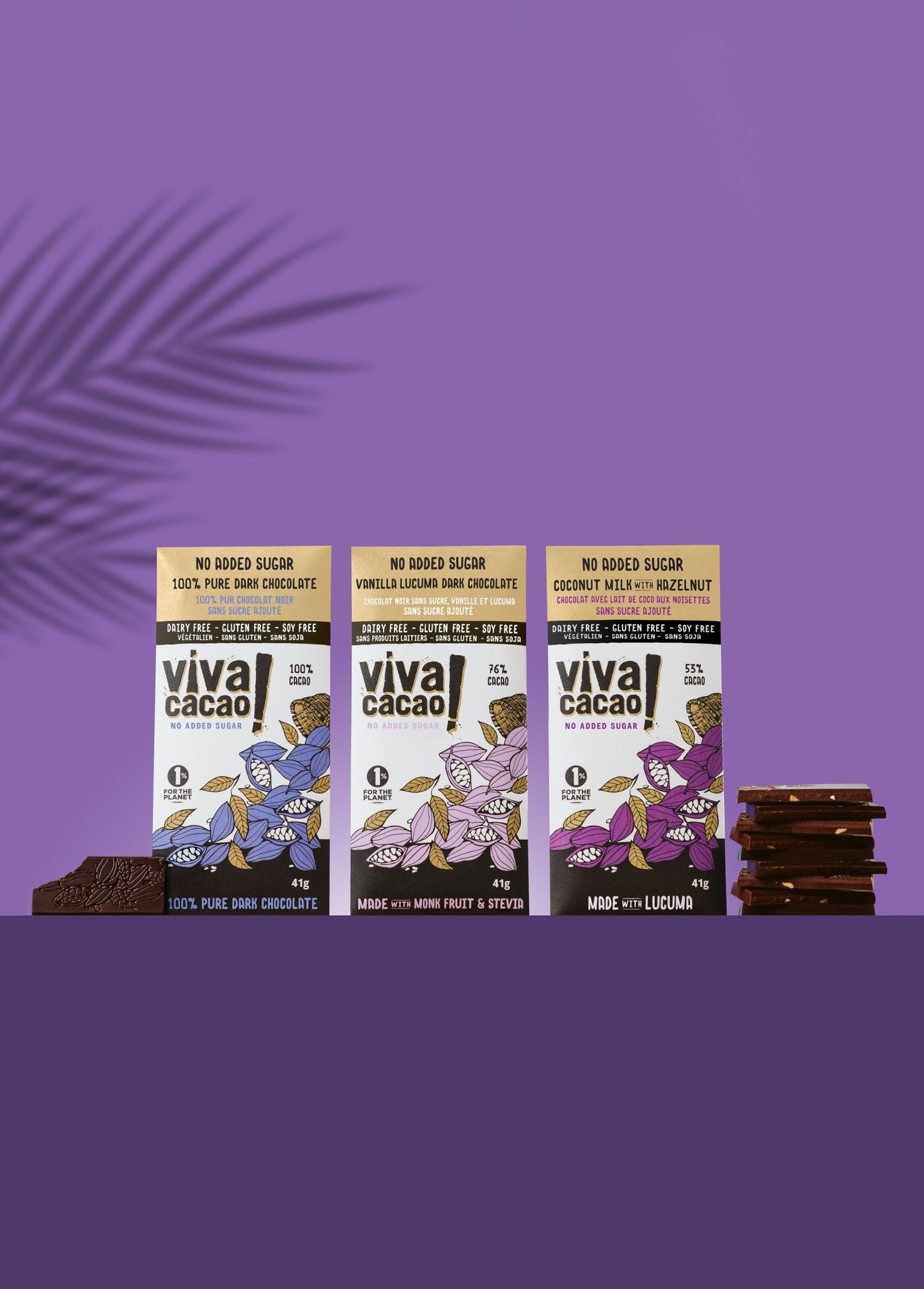 Sugar-free Keto chocolate mixed pack - VIVA CACAO!
