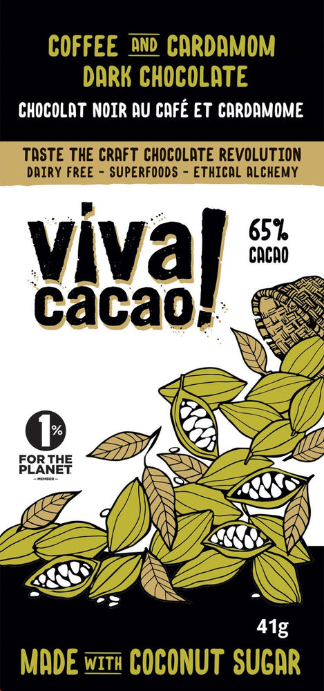 
                  
                    Coffee and Cardamom Dark Chocolate - Viva Cacao!
                  
                