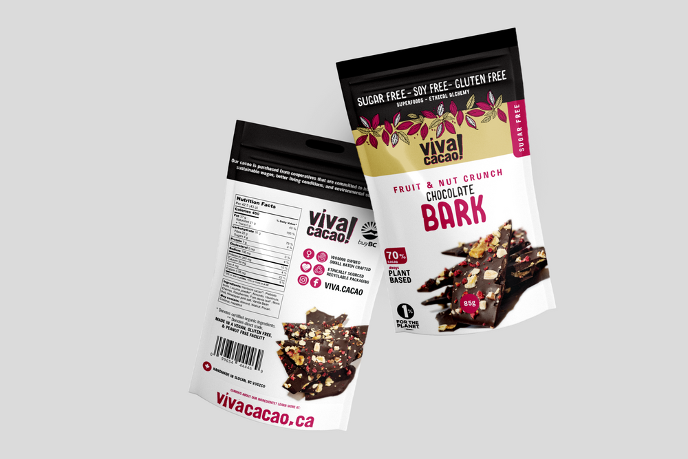 Sugar Free Fruit and Nut Bark - Viva Cacao!